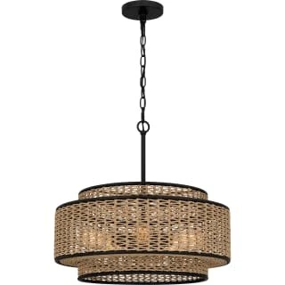 Quoizel QP6161 Teton 5 Light 20"W Pendant - Black - Picture 9 of 12