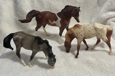 Vintage Breyer Horses Lot Of 3 Assorted Horses Marked Breyer Reeves