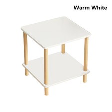 Small Rectangular Sofa Side Table Coffee End Table 2 Tier Shelf Living Room UK