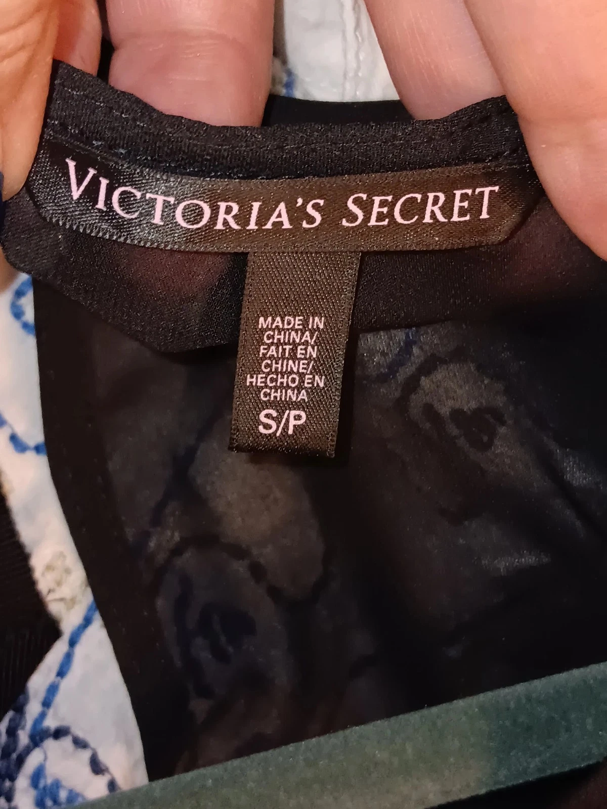 UNDERCOVER Mini abito Victoria Secret taglia SP nero con paillettes us intime ottimeioni