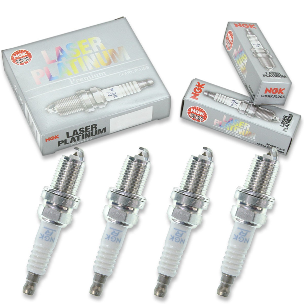4pcs 2014 Ski-Doo GSX SE E-TEC 800R NGK Laser Platinum Spark Plugs 800cc ij