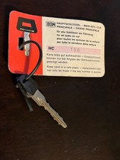 Vintage Porsche Master Key Blank Original DOM...