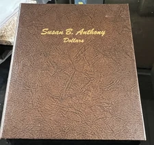 Susan B Anthony  Complete Set in Dansco Album  13 Coins + 1979 Type 2  PROOF
