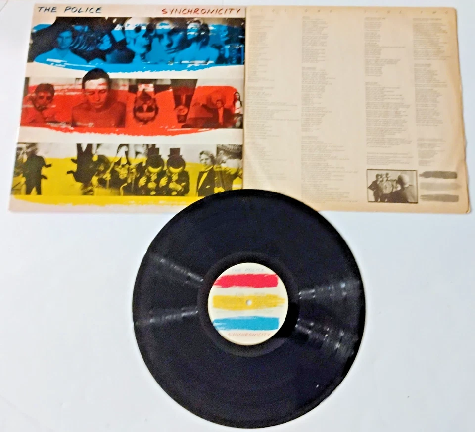 LP The Police Synchronicity LP A&M SP-3735 Vintage 1983 Vinyl 12" 33 RPM EX/VG+ Foto 4 de 4