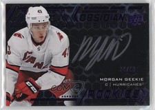 2020 SPx UD Black Obsidian Rookie Scripts Purple 34/49 Morgan Geekie Auto 10el