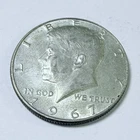 1967 Kennedy Half Dollar. 40% Silver. Circulated US Coin, Free Shipping! #6669