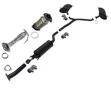 Pipe Catalytic Converter Resonator Mufflers Fits Acura Tsx 2.4l Sedan 2009-2014