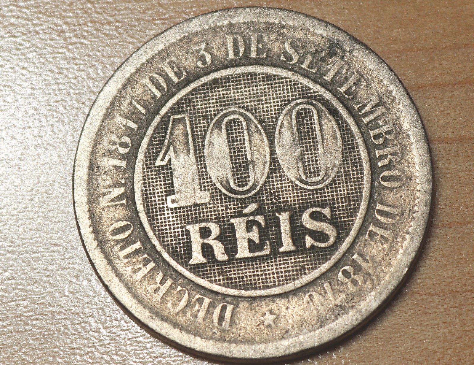 1888 Brazil 100 Reis