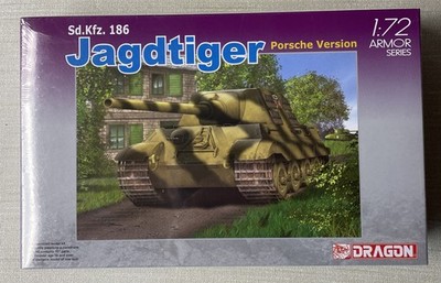 Dragon 7250 Jagdtiger Sd. Kfz. 186 Porsche Version 1/72 Sealed