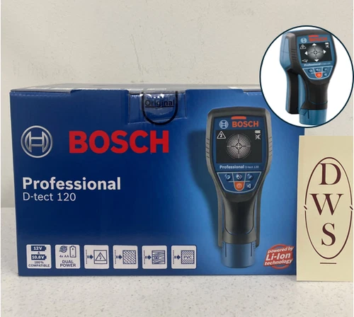 Bosch D-TECT 120 Professional Universaldetektor aller Materialien Wandscanner
