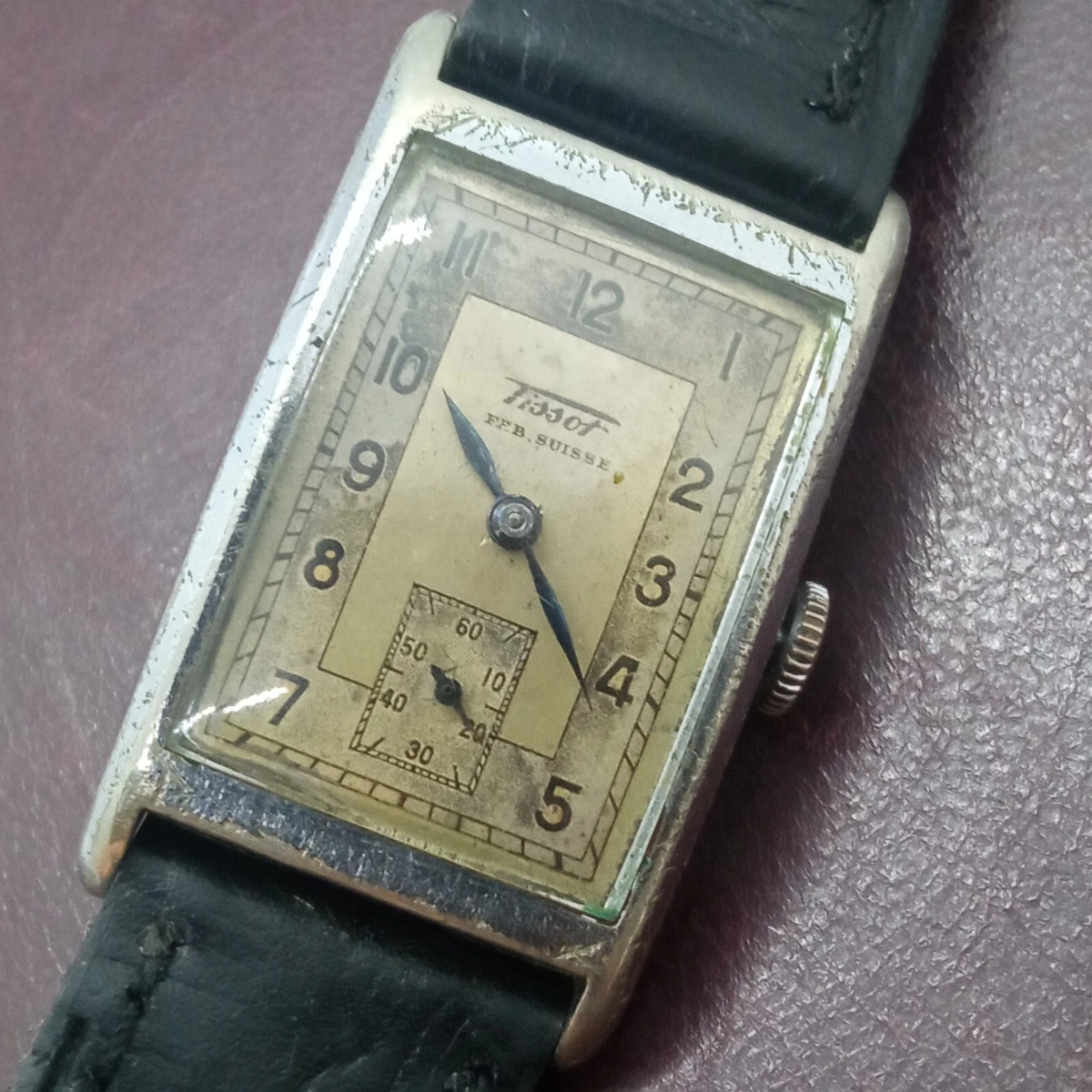 Tissot best sale rectangular watch
