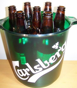 carlsberg ice bucket