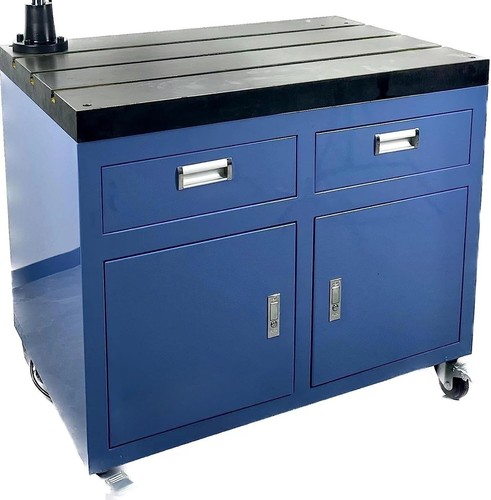 Banco da Lavoro SFX Ruote Universali per Tenere Rubinetto Elettrico con Cassetto In Stock - Foto 3 di 4