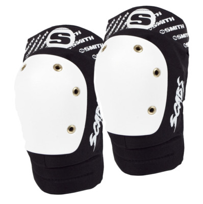 Smith Scabs Elite Knee Pads XS black/white skateboard protektoren halfpipe vert