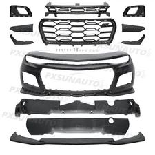 For 2016-2018 Chevy Chevrolet Camaro Front Bumper Cover Complete 1LE style