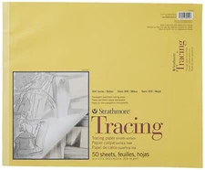 Strathmore 300 Series Tracing Pad 14X17 50 Sheets Smooth Parchment Paper
