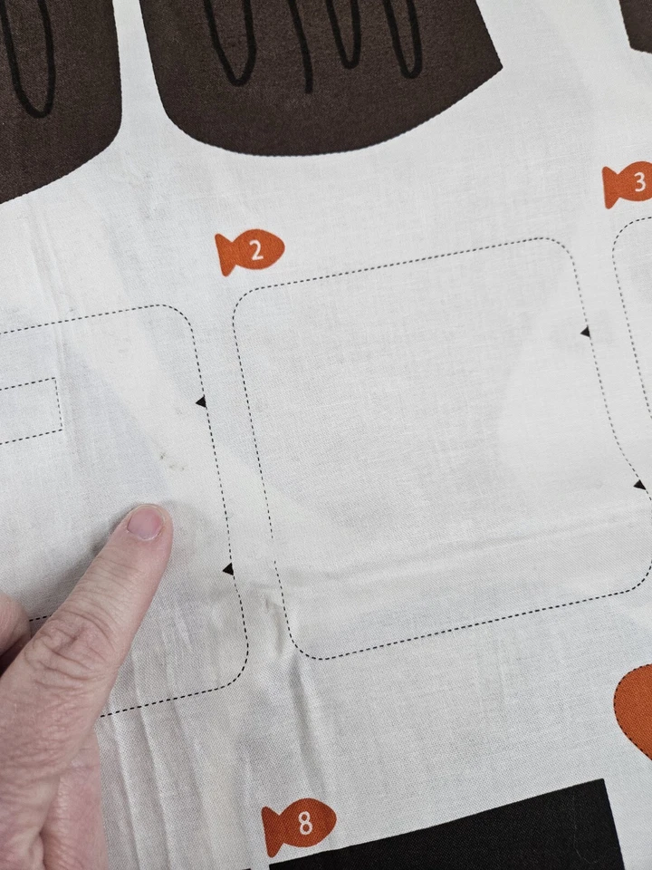 Great Outdoors Cut Sew Panel Cotton 36"x60" Campfire Smores Rock Log Rocks Read - Image 2 of 4