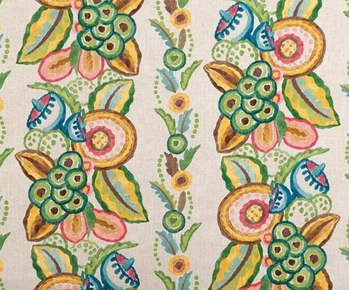 NINA CAMPBELL OSBORNE & LITTLE CURTAIN FABRIC DESIGN Ashdown Stripe 3.95 METRES - Picture 4 of 10