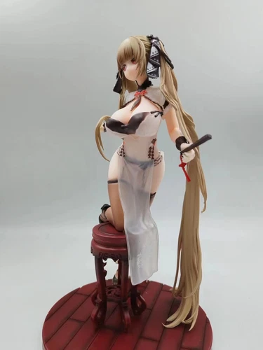 Neu 1/7 25CM Anime Azur Lane formidable Cheongsam PVC Figur Modell Statue Spielzeug - Bild 3 von 4
