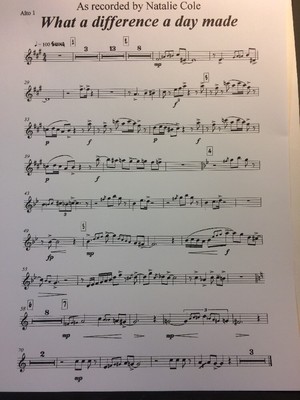 What a Difference a Day Made – Natalie Cole Full Big Band