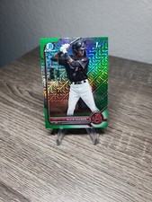 2022 Bowman Alvin Guzman 1st Bowman Chrome Green Mojo Refractor /99 Diamondbacks
