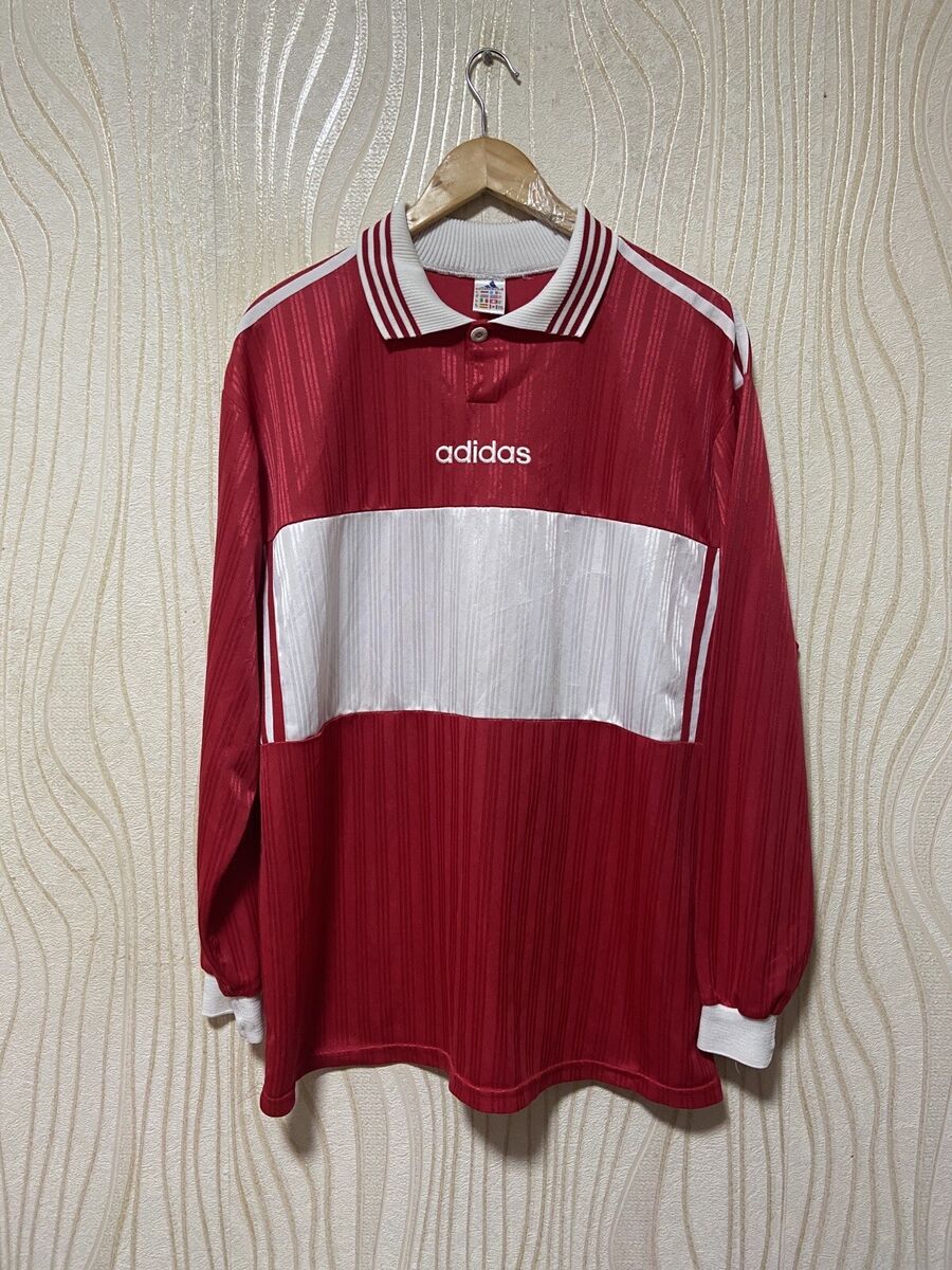 ADIDAS 2000s FOOTBALL SHIRT SOCCER JERSEY LONG SLEEVE sz XL ADIDAS 2000s FOOTBALL SHIRT SOCCER JERSEY LONG SLEEVE sz XL