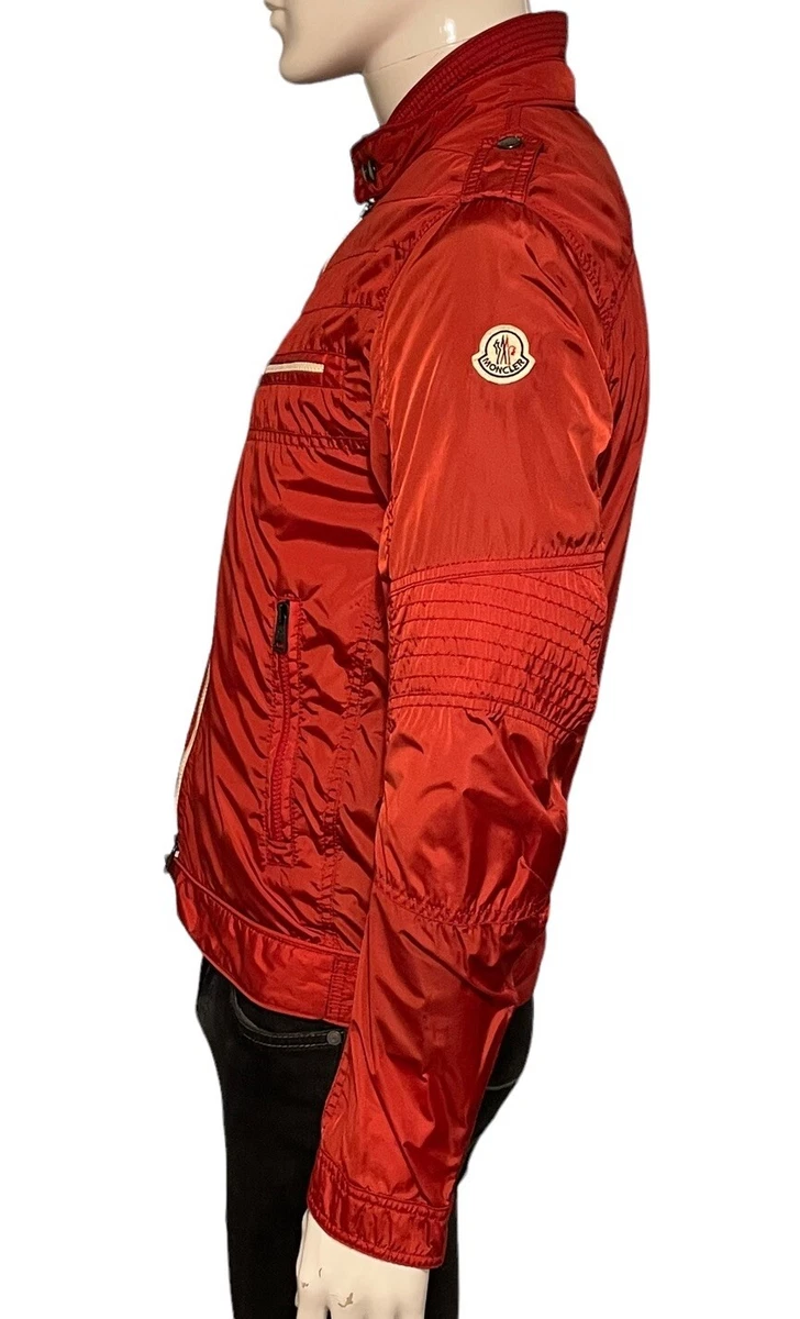 Moncler sale red windbreaker