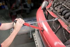 AUTO Body Shop STICK ALIGNMENT BAR Panel Bumper Chain Hook Puller Pulling Tool