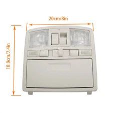 LABLT Beige Overhead Console Map Reading Lamp Light For 2009-2011 Mazda 6 i/s