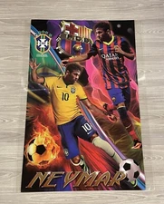 Barcelona FC Neymar “Laminated” Poster 25X34 Very Large