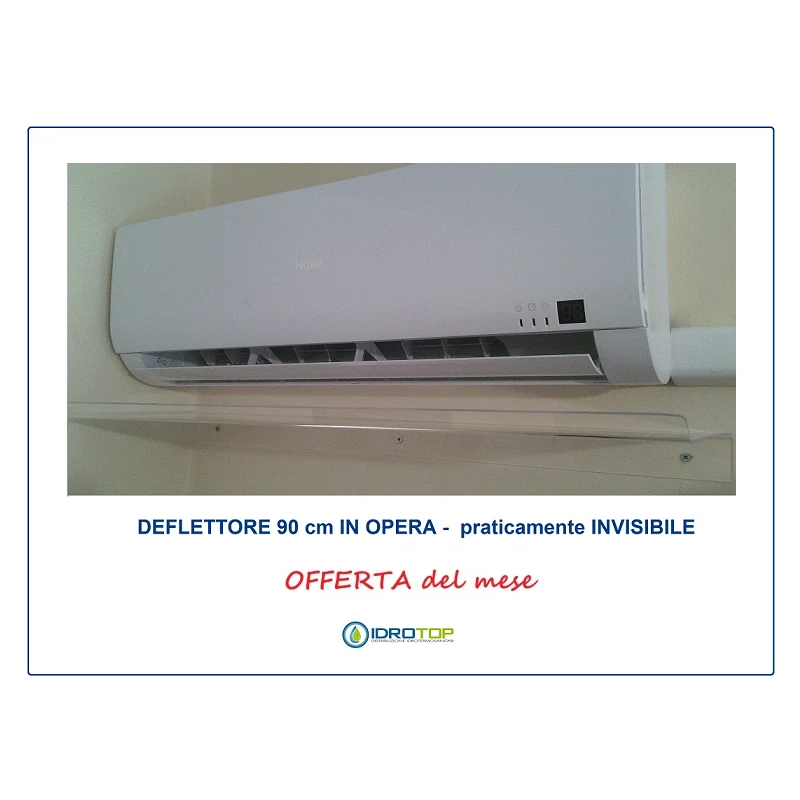 OFFERTA di N.3 DEFLETTORI aria condizionatori IDR 900 cm 90 in plexiglass per - Immagine 2 di 4