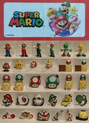 EINZELINHALT/VARIANTE + BPZ Ihrer Wahl aus Super Mario 2 / Kinder Joy - Bild 1 von 2