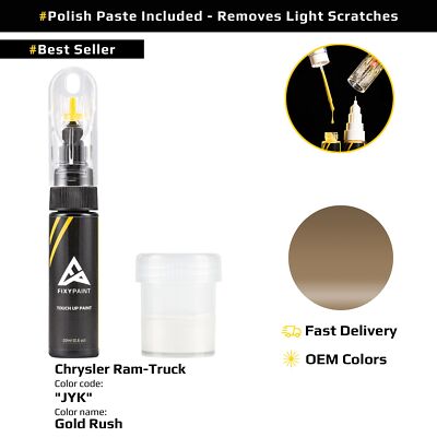 Touch up Paint for Chrysler Ram Truck Code: JYK Gold Rush