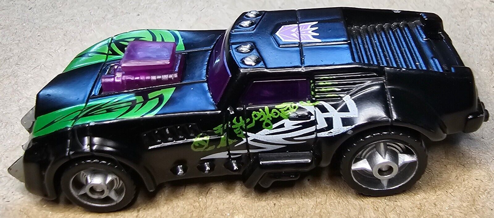 Transformers 2010 Hasbro Lockdown Deception Car 3” Vehicle #10961 Diecast Toy