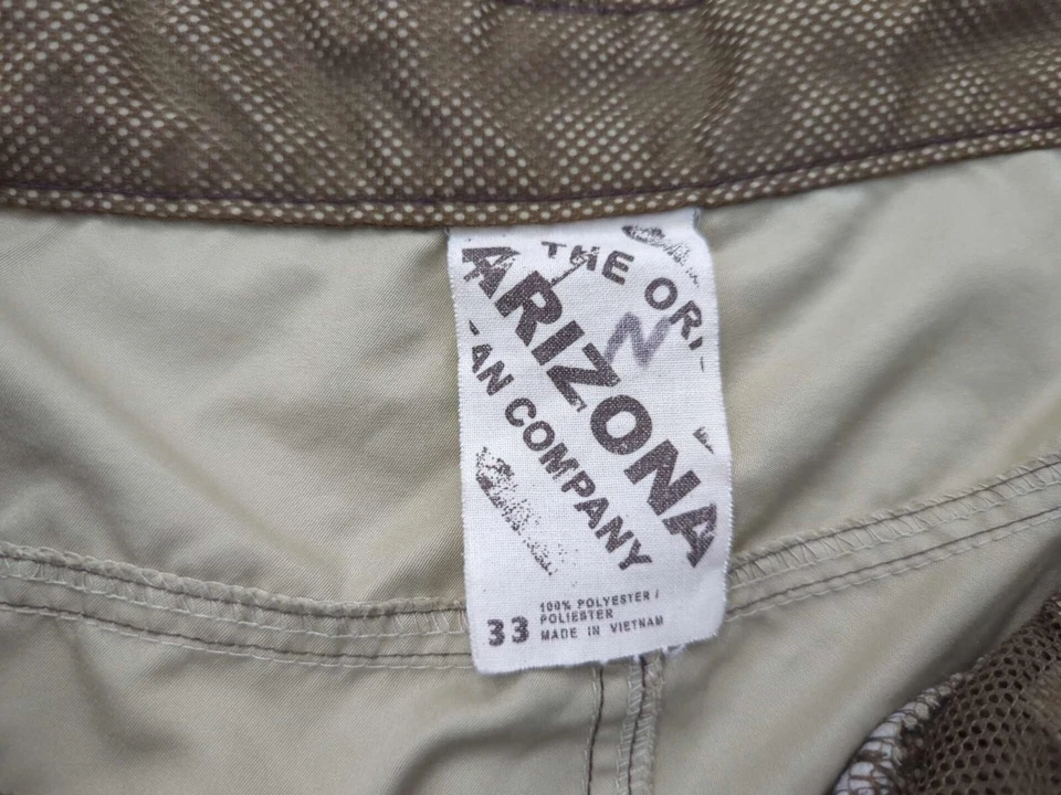 Pantalones Cortos Carga Arizona Jean Company Para Hombre 33 Beige 100% Poliéster Informales Foto 3 de 4