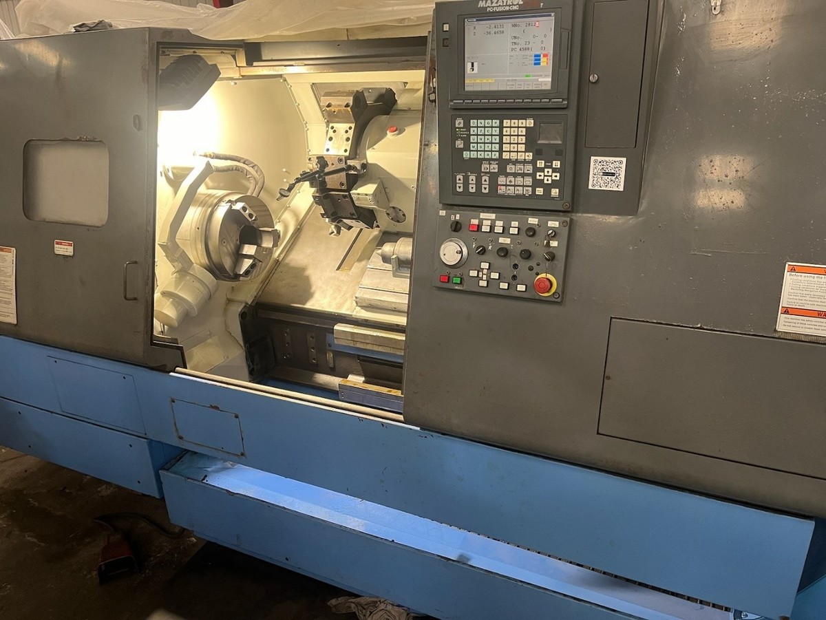 2001 Mazak Quick Turn 350 CNC Lathe 4
