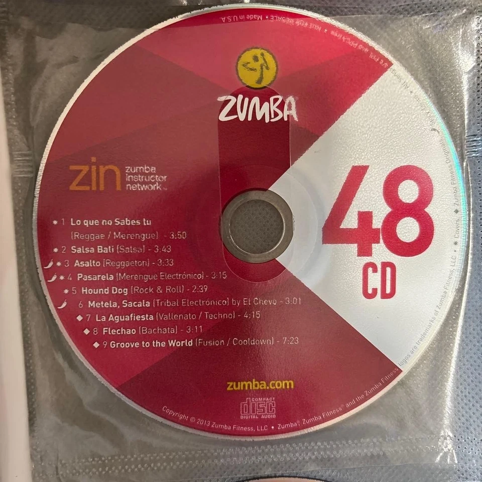 Zumba Lover 15 CDs Zumba Fitness ZIN46-60 Japan Used Set Bundle Japan E7 - Image 3 of 4