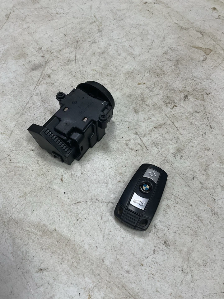 BMW 528i XDrive 2010 interruptor de encendido llavero fabricante de equipos originales usado Foto 3 de 4