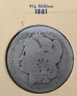 1881 $1 Morgan Silver Dollar