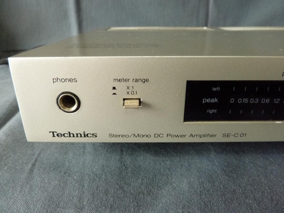 Technics SE-C01 Stereo Mono DC Amplifier Micro Series Tested as is