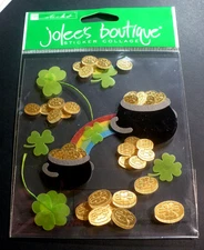 JOLEE'S BOUTIQUE POTS O' GOLD STICKERS NIP