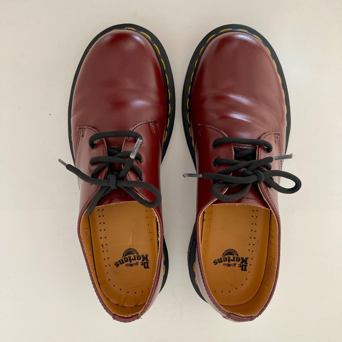 DR. MARTENS 1461 Smooth Leather Oxford Shoes Cherry Red 