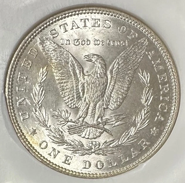 1887  $1  Morgan Silver Dollar Binion Collection MS 64  ** Nice Tone ** - Image 4 of 4