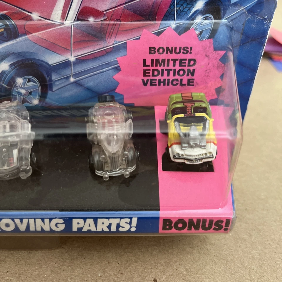 Micro Machines X-Rays Collection #1 Five Car Set +Bonus Camaro - 1991 SEALED NEW - Image 2 of 4