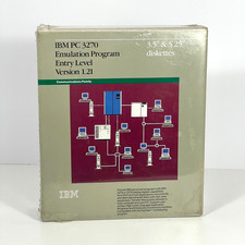 1987 IBM 3270 PC Emulation Program Version 1.21 - 3.5" 5.25" diskettes -SEALED
