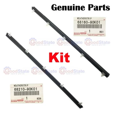 Genuine LandCruiser HZJ79 HZJ78 HZJ75 Front RH LH Door Outer Weatherstrip Set - Image 1 of 4