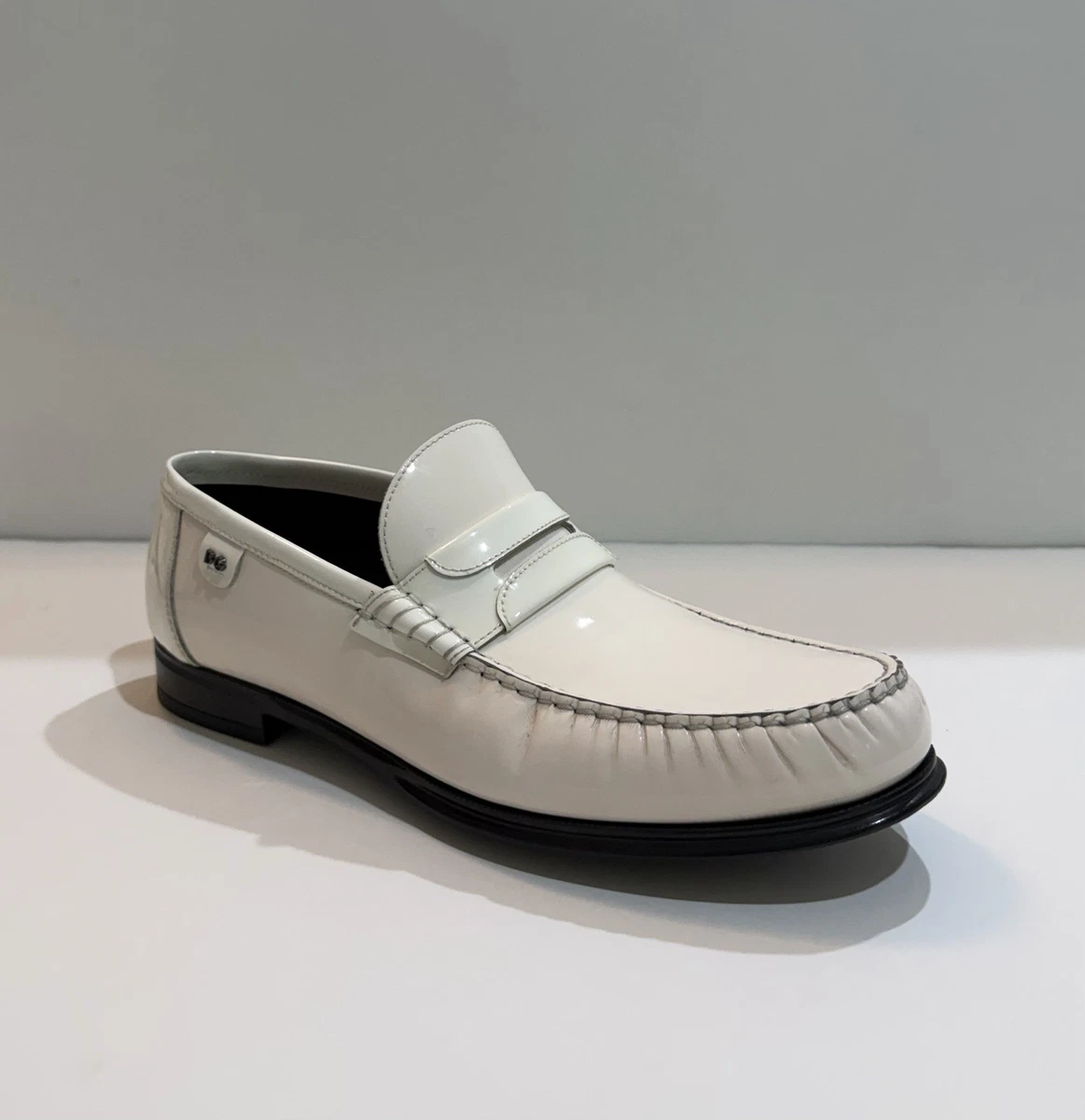 Dolce&Gabbana Loafer Patent Leather Casual Shoes for Men for sale
