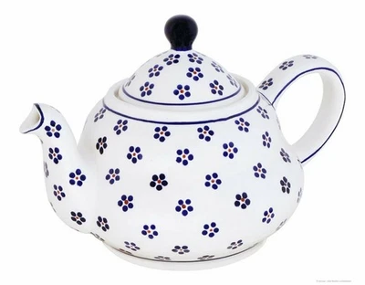 Original Bunzlauer Keramik Teekanne 1,5 Liter im Dekor 225 Kaffeekanne - Bild 1 von 2