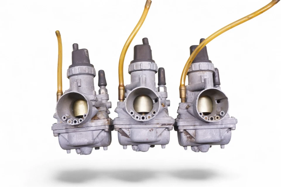 Juego de triple carburador Kawasaki H1 Mach III 500cc carbohidratos KA5 #3 *2229A Foto 4 de 4