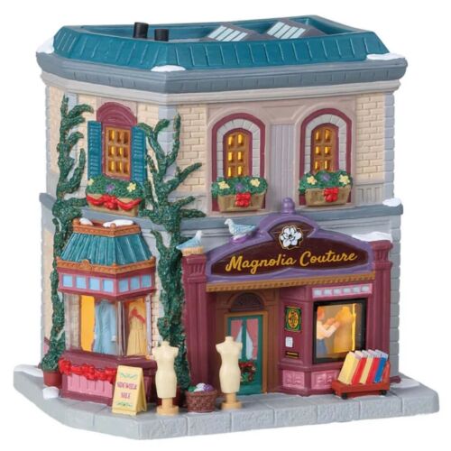 Lemax Magnolia Couture #85375 NEW Porcelain Illuminated Building Retired - Picture 1 of 3